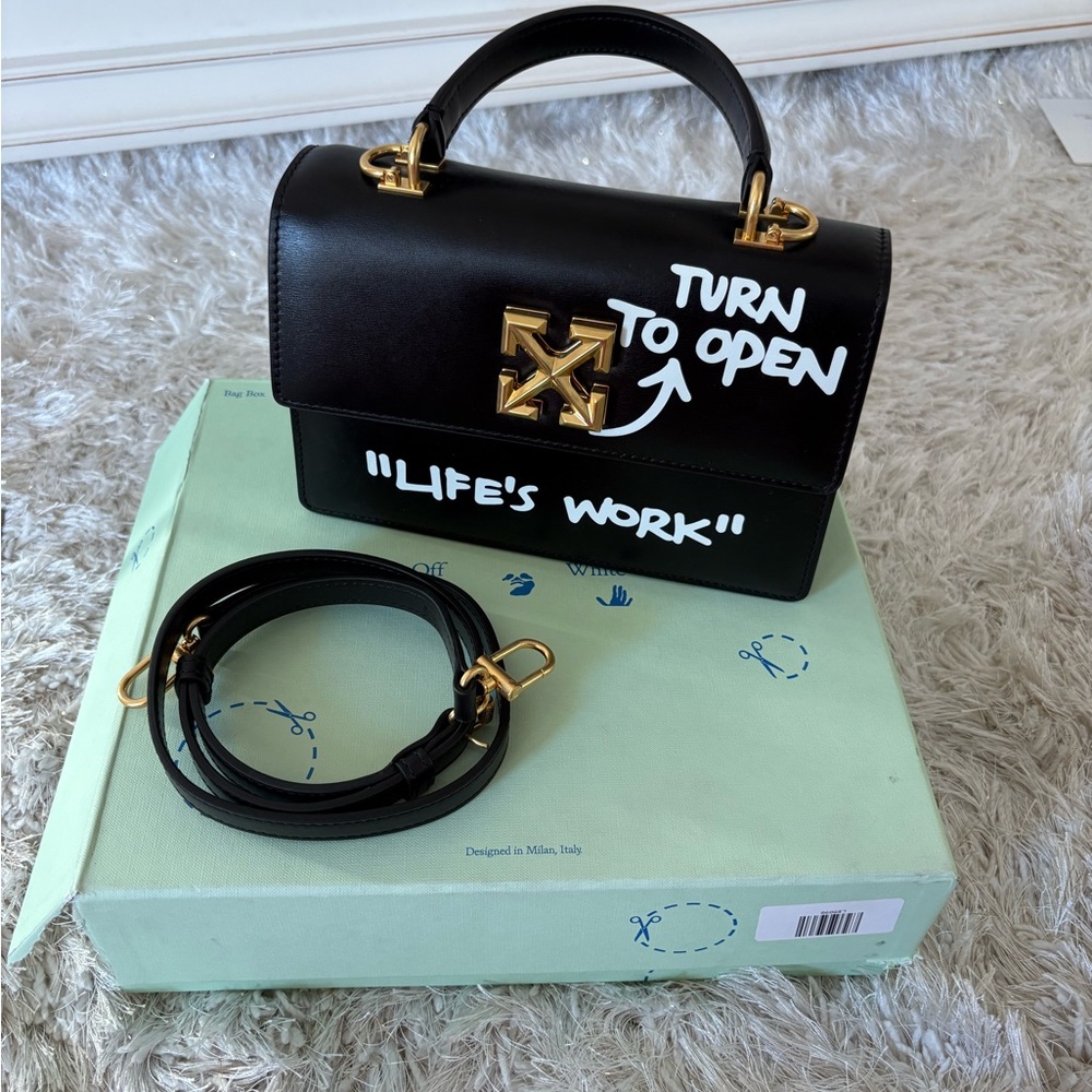 Off white jitney  shoulder bag